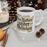 One Nation Under Oblivion Ceramic Mug - Patriarchy Coffee Mug