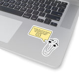 "It Looks Like You're Having a Breakdown" Funny Paperclip Kiss-Cut Sticker