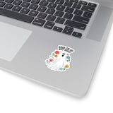 Back on my Boo-Sheet Whimsical Ghost Kiss-Cut Sticker