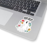 Back on my Boo-Sheet Whimsical Ghost Kiss-Cut Sticker
