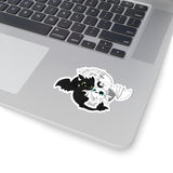Adorable Night Fury, Light Fury Ying-Yang HTTYD Dragon Kiss-Cut Sticker