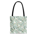 Floral Goose Pattern Tote Bag