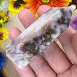 Blue Flower Agate Tower - You Choose