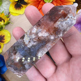 Blue Flower Agate Tower - You Choose