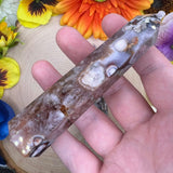 Blue Flower Agate Tower - You Choose