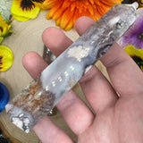 Blue Flower Agate Tower - You Choose