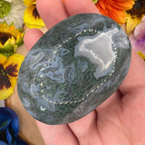 Druzy Moss Agate Palms - You Choose