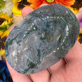 Druzy Moss Agate Palms - You Choose