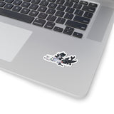 Toothless and Light Fury Babies Playing Kiss-Cut Sticker