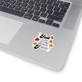 Fall is my Second Favorite F Word Fall-Themed Kiss-Cut Sticker