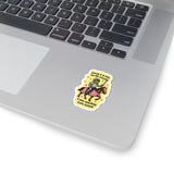 Sorry I'm Late for the Crusade, I Was Watching Love Island Kiss-Cut Sticker, Funny Medieval Sticker
