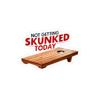Not Getting Skunked Today, Funny Cornhole Stickers, Game Decor, Sports Fan Art, Cornhole Set Accessories, Funny Gift Ideas