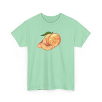 Don't Worry, Be Peachy Unisex Heavy Cotton Tee