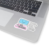 This Place is a F*cking Prison on Planet BullShit Funny Office Kiss-Cut Sticker