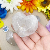 Flower Agate Hearts - You Choose