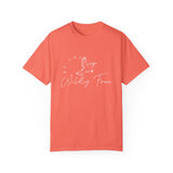Comfort Colors Be The Wildly Free Eco-Friendly Garment-Dyed T-Shirt, Casual Everyday Wear, Eco-Conscious Fashion, Comfortable Summer Top