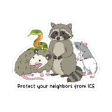Protect Your Neighbors from ICE Sticker Kiss-cut Sticker