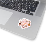 Fall, Halloween Themed Sticker "I don't have enough serotonin or pumpkin spice for this shit", Funny Seasonal Sticker