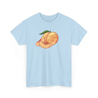 Don't Worry, Be Peachy Unisex Heavy Cotton Tee