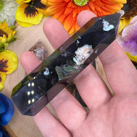 Blue Flower Agate Tower - You Choose