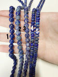 Custom Lapis Lazuli Handmade Stainless Steel Beaded Necklace