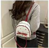 Polyester Red Bow Bag Set, Backpack Bag Set