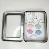 Pastel Kawaii Cloud Magnets, Puffy Cloud Magnets, Set of 5 + Tin