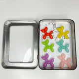 Rainbow Animal Balloon Dog Magnets, Set of 6 +