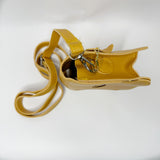 Cheese Costume Bag, Small Novelty Thin PU Leather Cheese Bag, Fanny Pack, Not for Everyday Wear