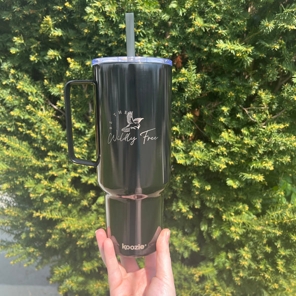 Be The Wildly Free 40oz Insulated Tumbler - Perfect for Outdoor Adventures, Gifts, Travel, or Daily Use, Engraved Design