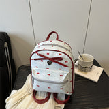 Polyester Red Bow Bag Set, Backpack Bag Set