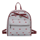 Polyester Red Bow Bag Set, Backpack Bag Set