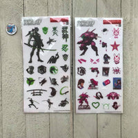 Game Themed Sticker Sheets - 1 sheet
