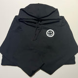 FINAL SALE “This is Your Sign You’re Meant to be Alive” Smiley Face Hoodie in Black